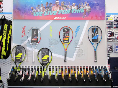 Open Babolat corner